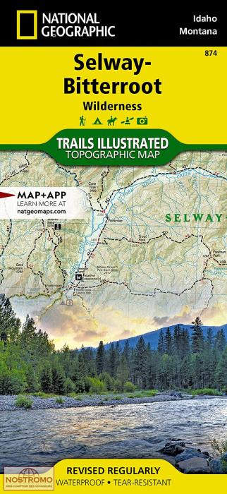 SELWAY-BITTERROOT WILDERNESS | National Geographic hiking map