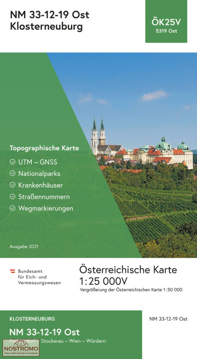 5319-OST KLOSTERNEUBURG | BEV topographical map