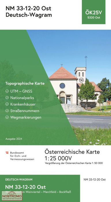 5320-OST DEUTSCH-WAGRAM | BEV topographical map