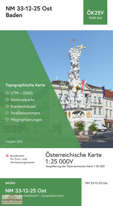 5325-OST BADEN | BEV topographical map