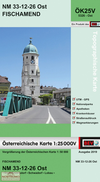 5326-OST FISCHAMEND | carte topographique BEV