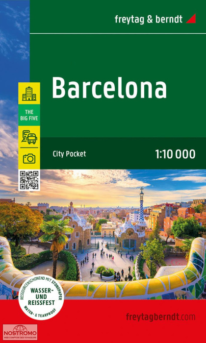 BARCELONE | plan de ville Freytag & Berndt