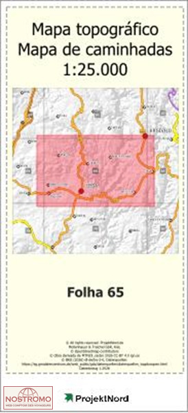 065 IZEDA (BRAGANÇA) | carte topographique Projektnord