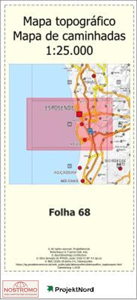 068 ESPOSENDE | carte topographique Projektnord