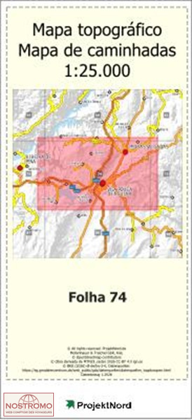 074 VILA POUCA DE AGUIAR | carte topographique Projektnord