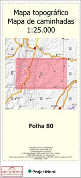 080 ALGOSO (VIMIOSO) | carte topographique Projektnord