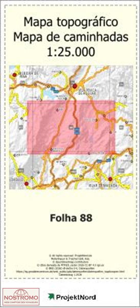 088 TELOES (VILA POUCA DE AGUIAR) | carte topographique Projektnord