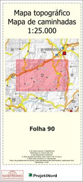 090 FRANCO (MIRANDELA) | carte topographique Projektnord