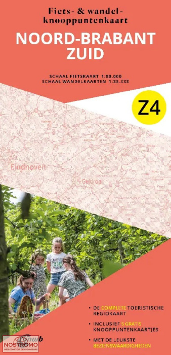 Z4 NOORD-BRABANT ZUID | ANWB cycling and hiking map