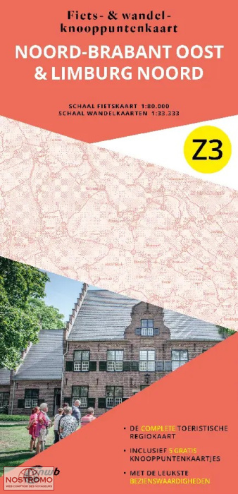 Z3 NOORD-BRABANT OOST & LIMBURG NOORD | ANWB cycling and hiking map
