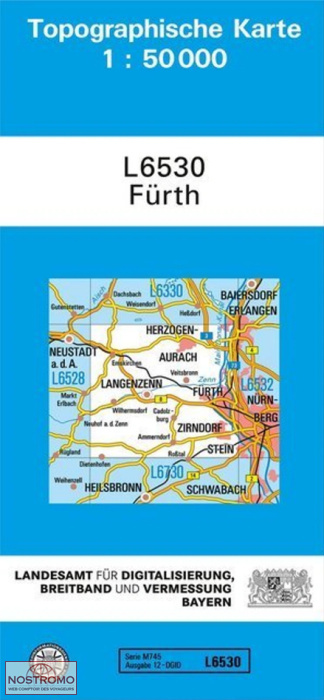 L6530 FÜRTH | carte topographique LDBV