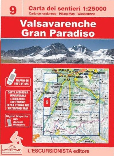09 VALSAVARENCHE - GRAN PARADISO | l'Escursionista hiking map