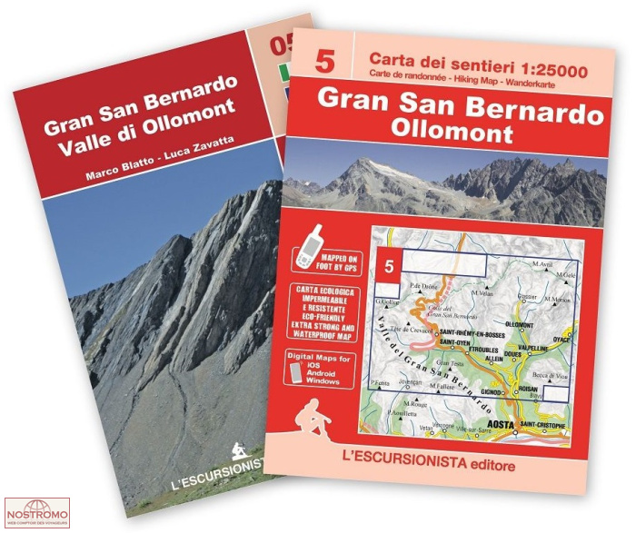05 GRAN SAN BERNARDO | l'Escursionista hiking map