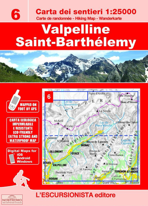 06 VALPELLINE - SAINT BARTHÉLEMY | l'Escursionista hiking map