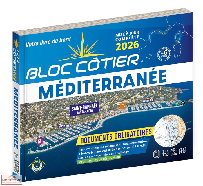 BLOC CÔTIER MÉDITERRANÉE | guide nautique le Figaro Nautisme