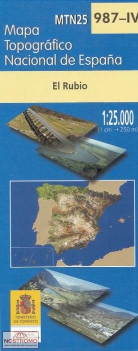 0987-4 EL RUBIO | carte topographique CNIG