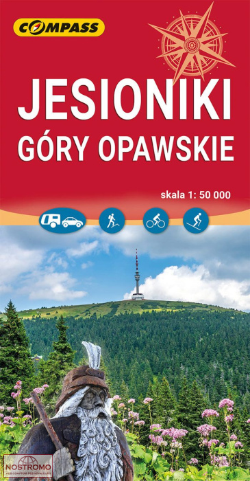 JESIONIKI - GÓRY OPAWSKIE | carte de randonnée Compass