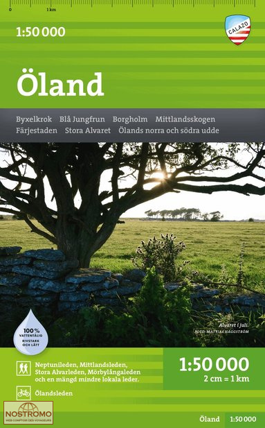 ÖLAND | carte de randonnée Calazo