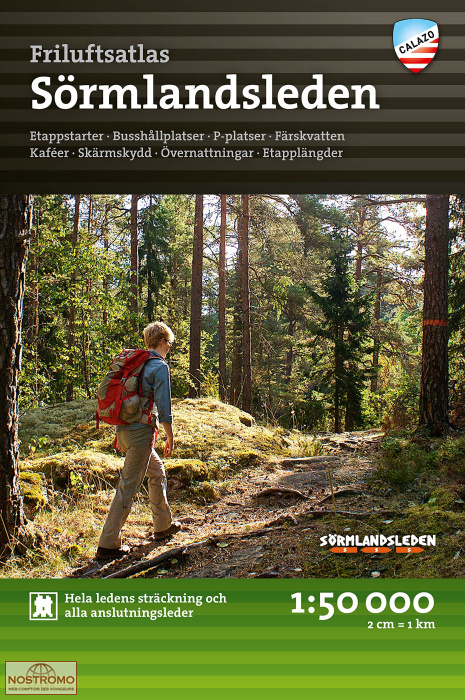 SÖRMLANDSLEDEN | Calazo hiking maps atlas