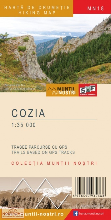 18 COZIA | carte de randonnée Schubert & Franzke