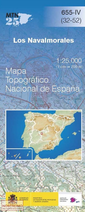 655-4 LOS NAVALMORALES | carte topographique CNIG