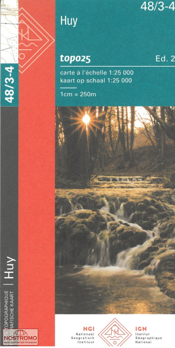 48/3-4 HUY | NGI/IGN topographical map