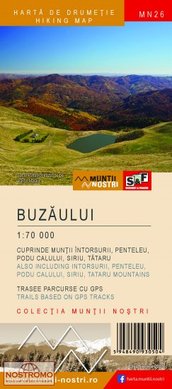26 BUZAULUI | carte de randonnée Schubert & Franzke