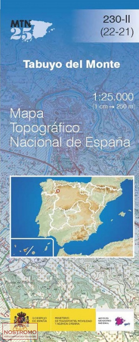 230-2 TABUYO DEL MONTE | carte topographique CNIG