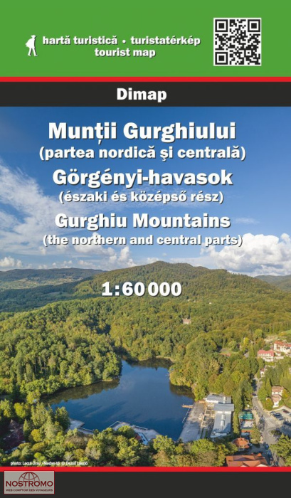 GURGHIU MOUNTAINS (NORTH AND CENTRAL) | Dimap hiking map