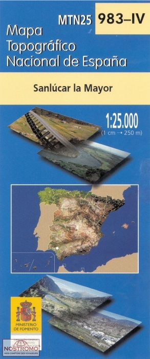 0983-4 SANLÚCAR LA MAYOR | carte topographique CNIG