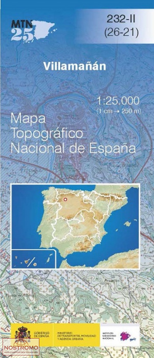 232-2 VILLAMAÑÁN | carte topographique CNIG