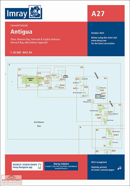 A27 ANGUILLA | carte marine Imray