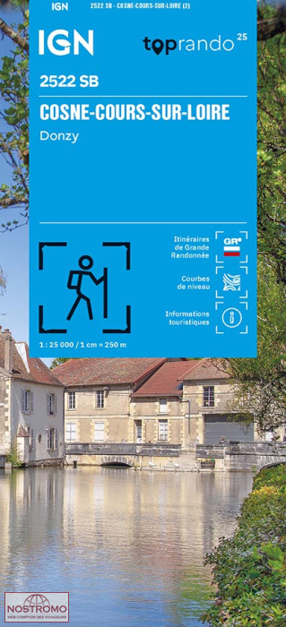 2522SB COSNE-COURS-SUR-LOIRE | carte de randonnée IGN