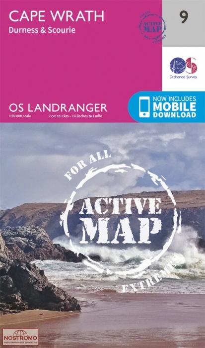 009 CAPE WRATH - DURNESS & SCOURIE | OS hiking map