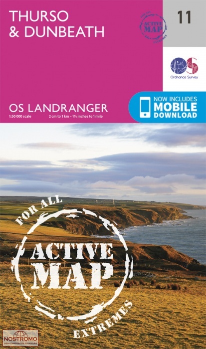 011 THURSO & DUNBEATH | OS hiking map