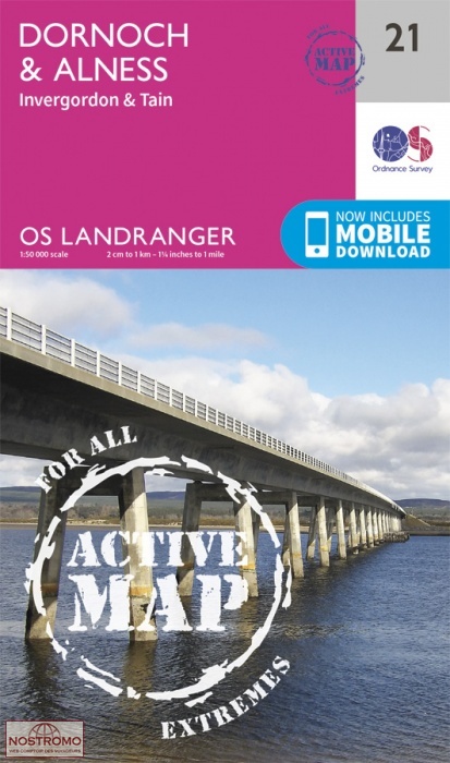 021 DORNOCH & ALNESS - INVERGORDON & TAIN | OS hiking map