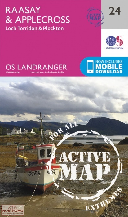 024 RAASAY & APPLECROSS - LOCH TORRIDON & PLOCKTON | OS hiking map