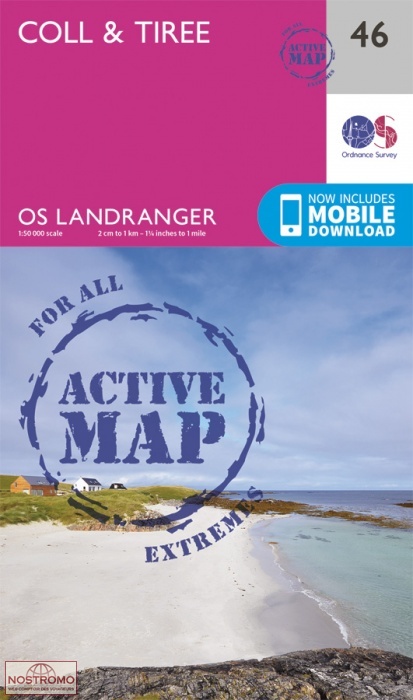 046 COLL & TIREE | OS hiking map