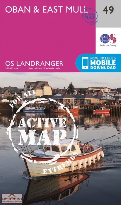 049 OBAN & EAST MULL | OS hiking map