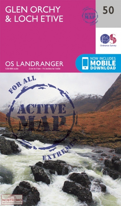 050 GLEN ORCHY & LOCH ETIVE | OS hiking map
