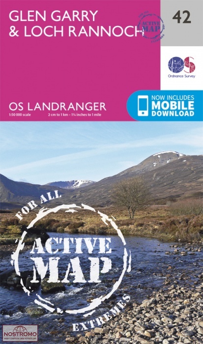 042 GLEN GARRY & LOCH RANNOCH | OS hiking map