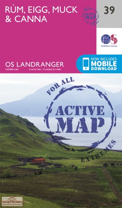 039 RUM, EIGG, MUCK & CANNA | OS hiking map