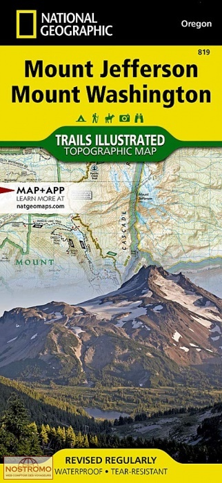 MOUNT JEFFERSON - MOUNT WASHINGTON | carte de randonnée National Geographic