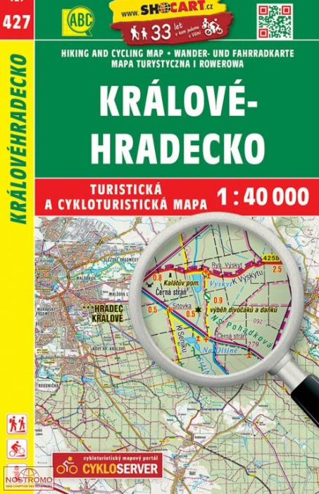 427 KRÁLOVÉHRADECKO | carte de randonnée Shocart