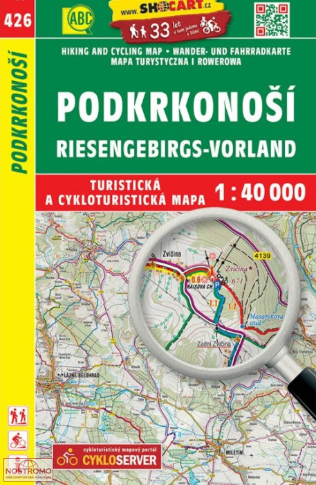 426 PODKRKONOŠÍ | carte de randonnée Shocart