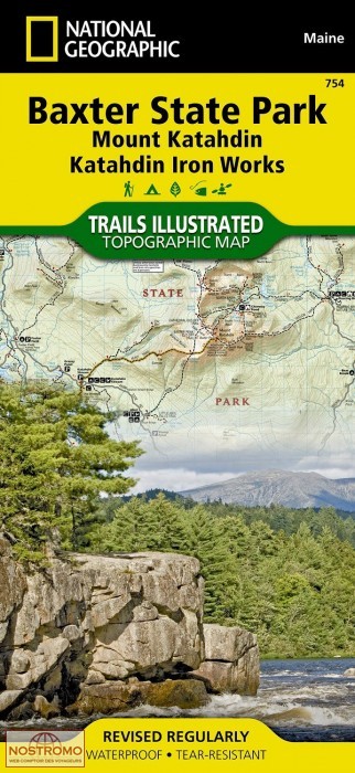 BAXTER STATE PARK | carte de randonnée National Geographic