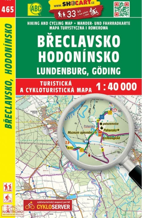 465 BŘECLAVSKO - HODONÍNSKO | Shocart hiking map