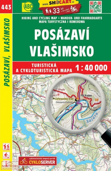 443 POSÁZAVÍ - VLAŠIMSKO | Shocart hiking map