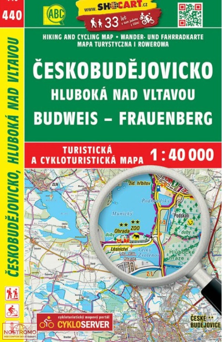 440 ČESKOBUDĚJOVICKO | Shocart hiking map