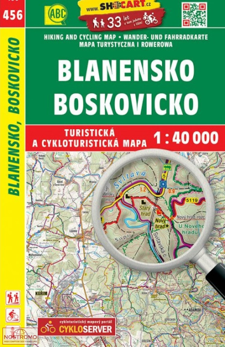 456 BLANENSKO - BOSKOVICKO | Shocart hiking map